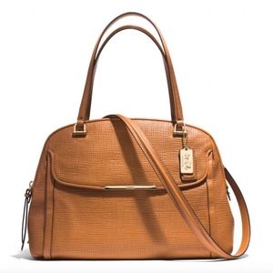Coach Madison Embossed Leather Georgie Satchel
